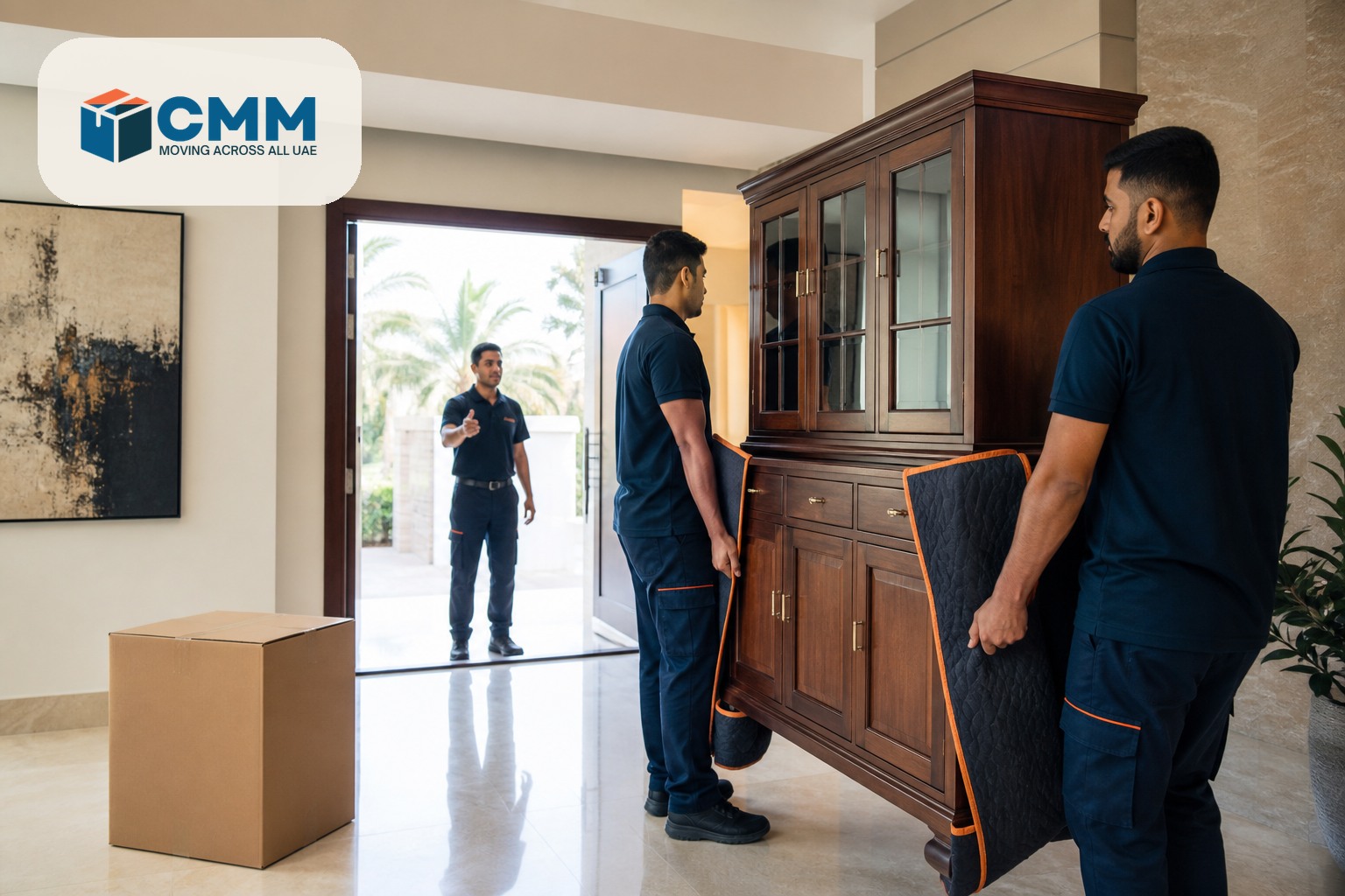 Call Me Movers furniture placement at the destination