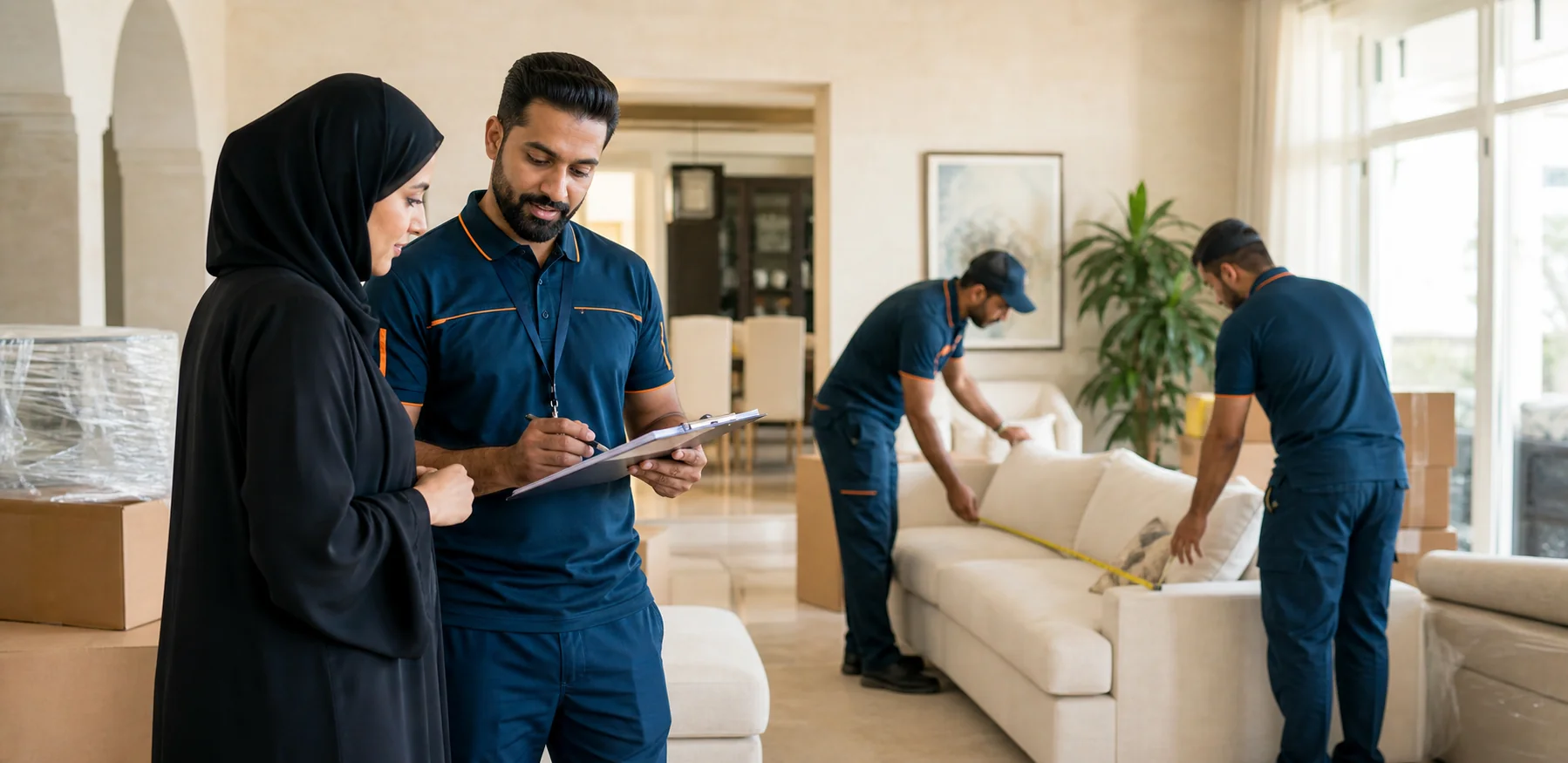 A Call Me Movers survey connecting inventory and access details